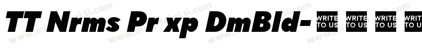 TT Nrms Pr xp DmBld字体转换
